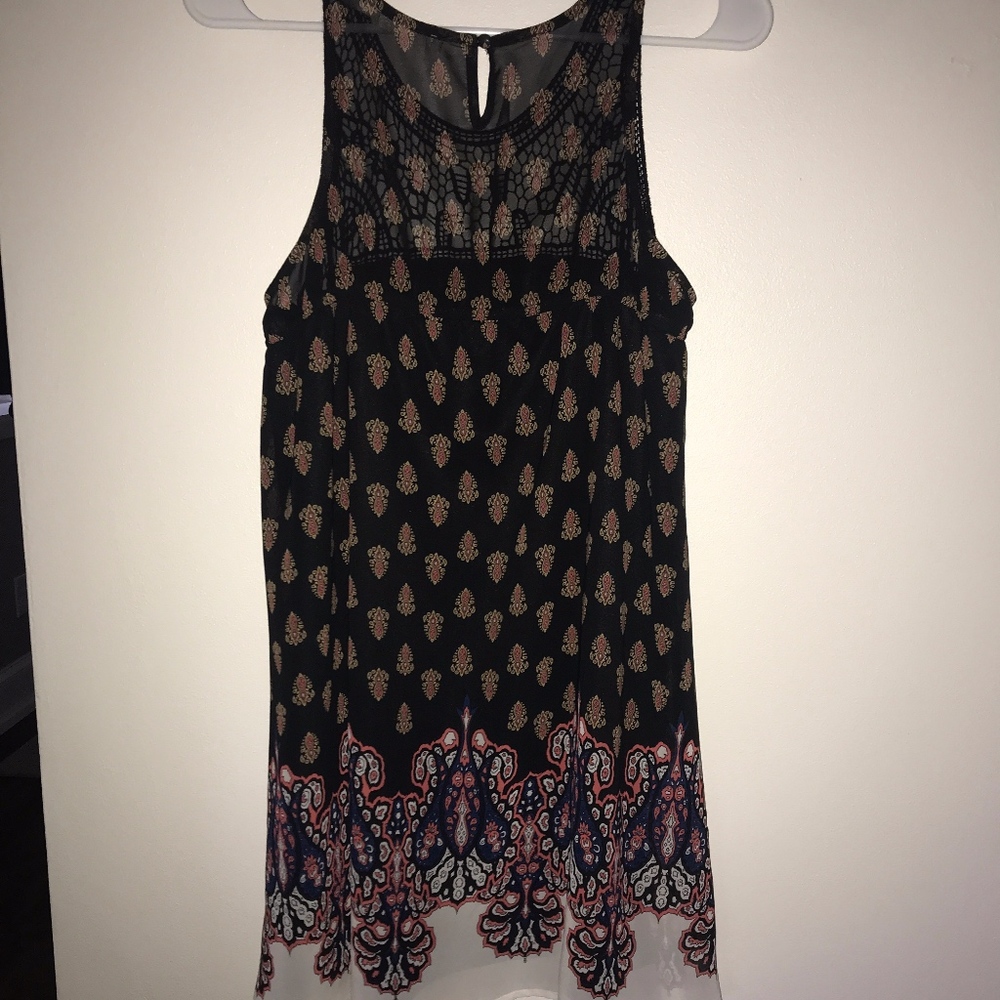 Blu Pepper Flowy Dress - Picture 3 of 3
